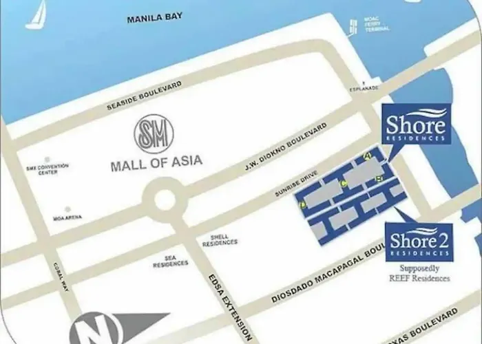 Okada Pasay Moa 1257 Dynastel Shore Staycation Apartamento *